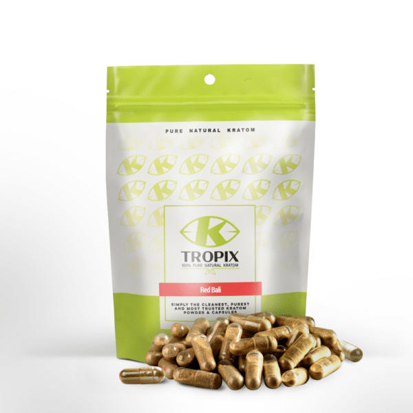 Red bali kratom capsules